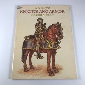 Knights and Armor Coloring Book Dover Fashion 0486248437 Paperback by A G Smith